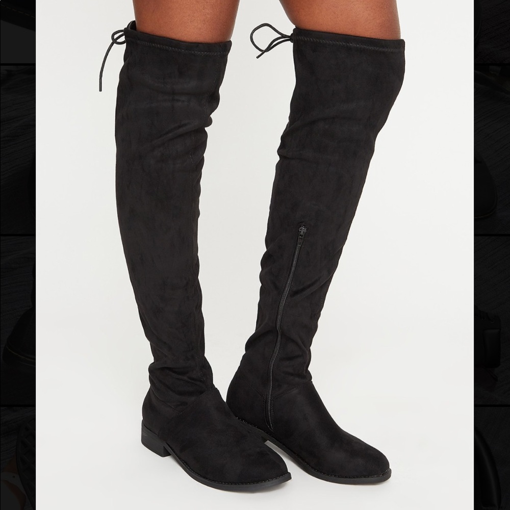 BRAND NEW Over the Knee Suede Boots